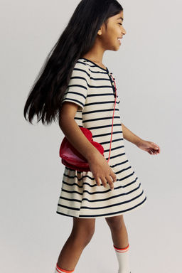 H&M - Girls White Jersey A-Line Dress