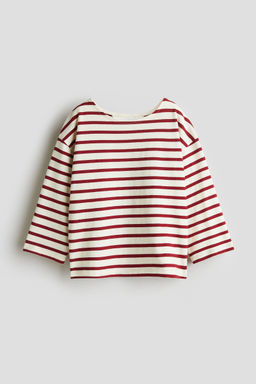 H&M - Girls White Cotton Jersey Top