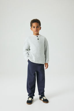 H&M - Boys Blue Cotton Twill Trousers