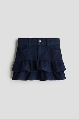 H&M - Girls Blue Denim Frill Skirt