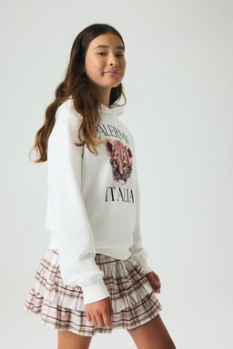 H&M - Girls White Tie Skirt