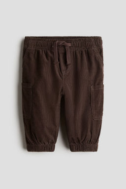 H&M - Boys Brown Cotton Corduroy Trousers