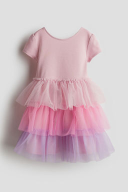 H&M - Girls Pink Fla-Skirt Dress