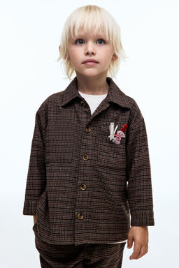 H&M - Boys Brown Oversized Overshirt