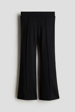 H&M - Girls Black Fla Ponte Di Roma Leggings