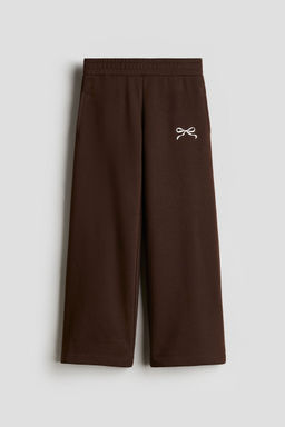 H&M - Girls Brown Straight Sweatshirt Joggers