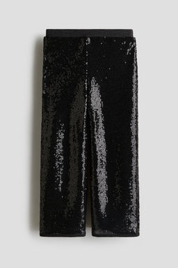 H&M - Girls Black Sequined Trousers