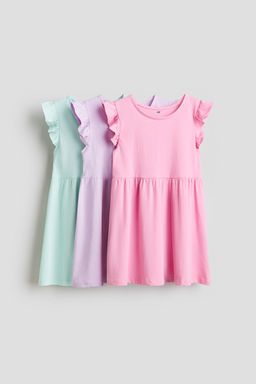 H&M - Girls 3-Pack Jersey Dresses