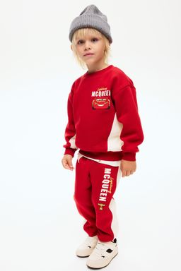 H&M - Boys Red 2-Piece Sweatshirt Set