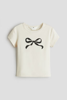 H&M - Girls Multi-Color Cotton Jersey Top