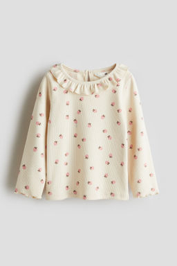 H&M - Girls Multi-Color Ribbed Jersey Top