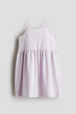 H&M - Girls Purple Cotton Jersey Dress