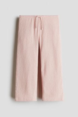 H&M - Girls Pink Textu Jersey Trousers