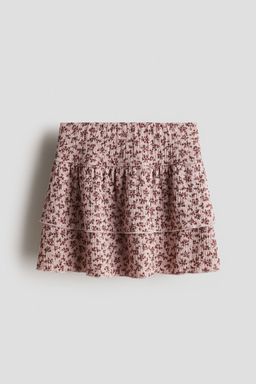 H&M - Girls Pink Crinkled Jersey Skirt