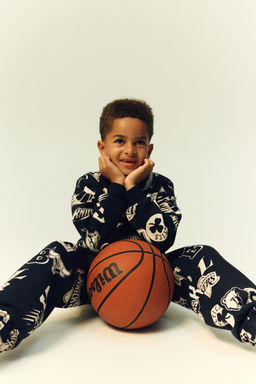 H&M - Boys Multi-Color 2-Piece Printed Sweatshirt And Joggers Set