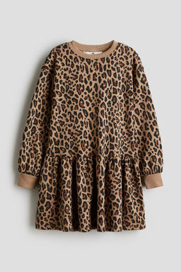 H&M - Girls Beige Sweatshirt Dress