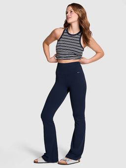 Victoria's Secret - Blue Solid Slim Fit Tights