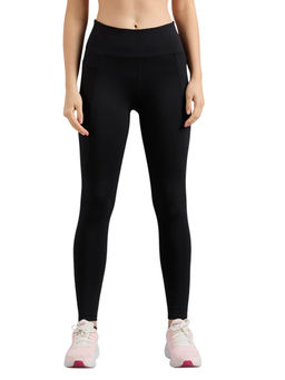 SKECHERS - Black Solid Skinny Fit Leggings
