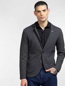 Jack & Jones - Men Printed Black Blazer (50)