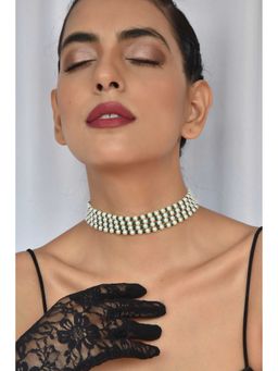 SWABHIMANN - Effie Green Pearl Choker