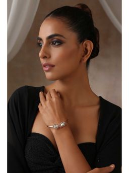 SWABHIMANN - Uma Rose Gold Polki Bracelet
