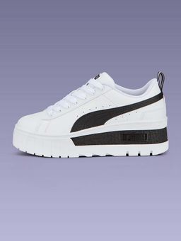 Puma - Mayze Wedge Womens White Sneakers
