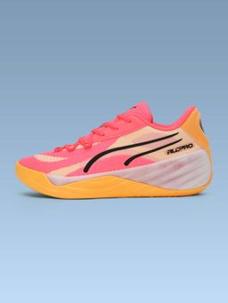 Puma - All Pro NITRO Unisex Pink Basketball Shoes (UK 3.5)