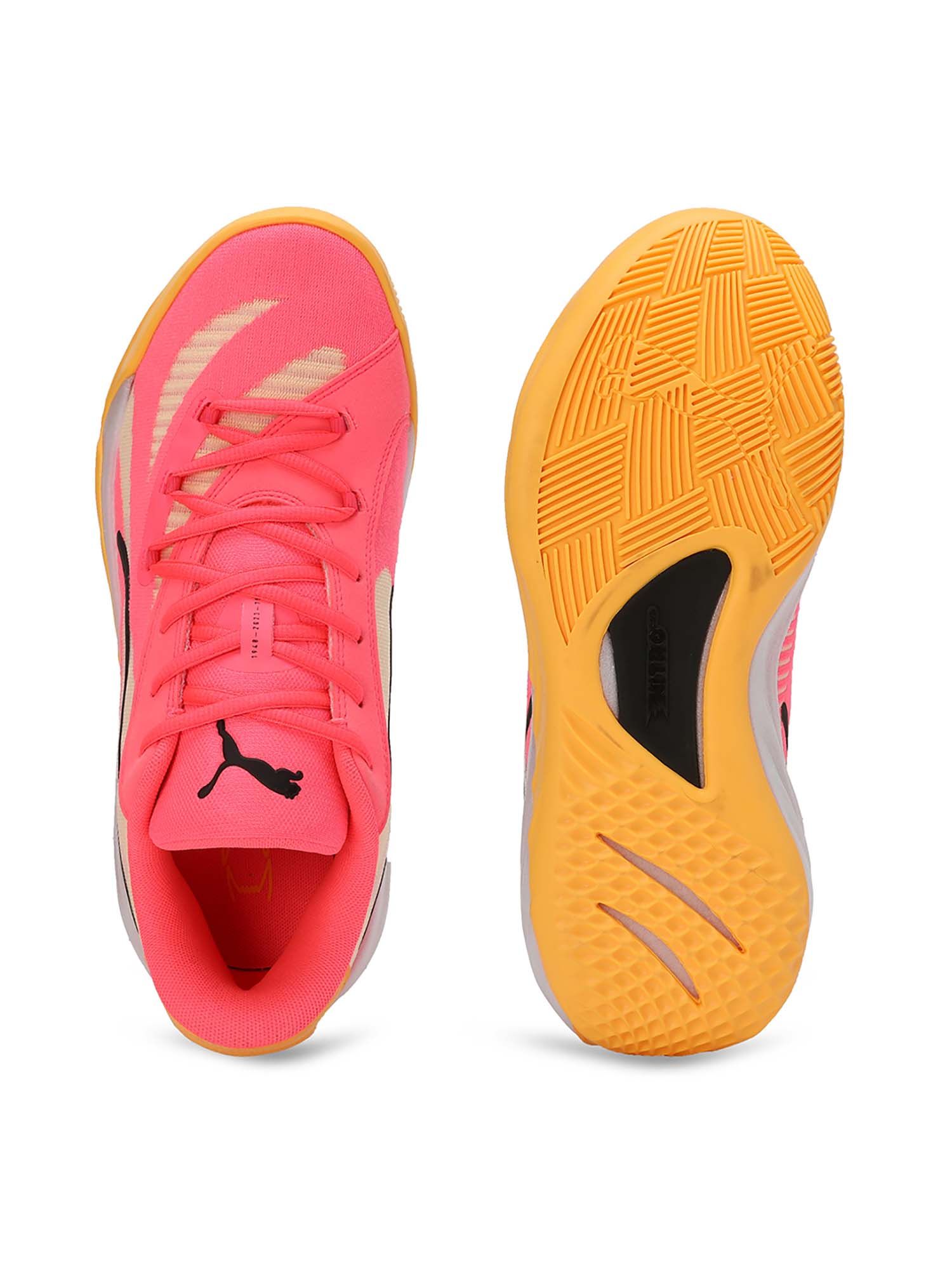 Buy Puma All Pro NITRO Unisex Pink Basketball Shoes (UK 3.5