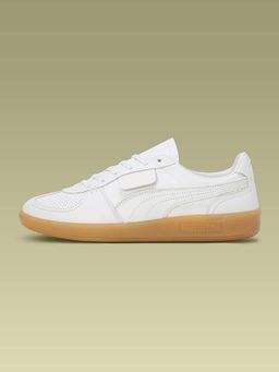 Puma - Palermo Lth Sandp Unisex White Sneakers