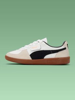 Puma - Palermo Lth Unisex White Sneakers