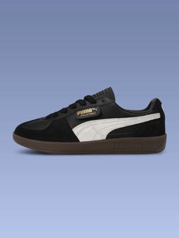 Puma - Palermo Lth Unisex Black Sneakers