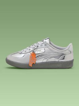 Puma - Grey Palermo Club Vegas Leather Sneakers