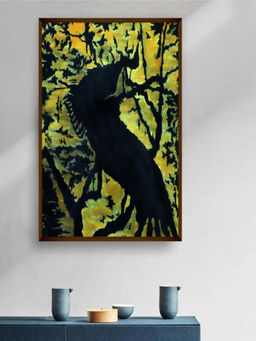 The Art House - Abstract Painting Multicolor (40X30 Inches)