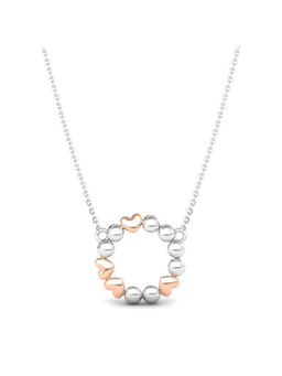 Candere by Kalyan Jewellers - 14K BIS Hallmark White Gold Pendant with Chain