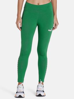 Puma - Power 7/8 Tape Womens Green Leggings