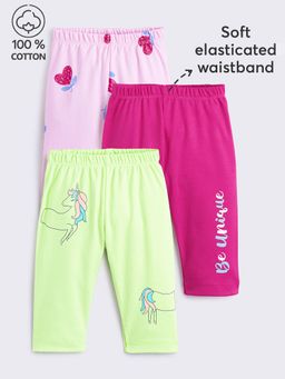 Hopscotch - 3-Pack Pure Cotton Printed Pants