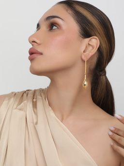 Khushi Jewels - Gold Plated Long Earrings