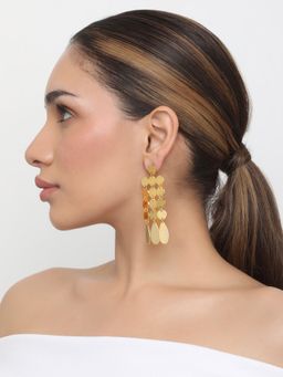 Khushi Jewels - Gold Plated Tassels Drop Earrings