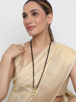 Khushi Jewels - Kundan Finish Pendent Mangalsutra