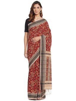 Fabindia - Cotton Kalamkari Sari without Blouse