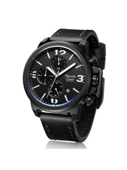 Alexandre Christie - Steel Black Colourway Ac 6280 Mcl Chronograph Watch for Men (M)