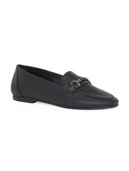 CAMLEE COMFORT - Kiko Metal Bit Loafers - Black