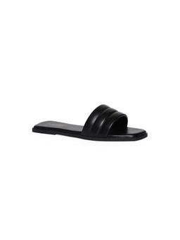 CAMLEE COMFORT - Hillary Padded Black Slide Flats