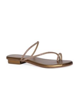 CAMLEE COMFORT - Gemm Antique Embellished Toe Ring Sandal Heels