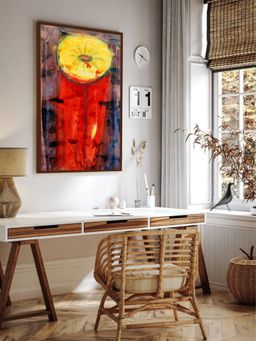 The Art House - Abstract Painting Multicolor (40X30 Inches)