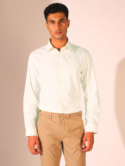 Selected - Men White Solid Formal Shirt