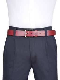 United Colors of Benetton - Men Franeker Casual Belt - Wine