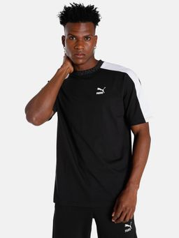 Puma - T7 Trend 7etter Mens Black T-shirt
