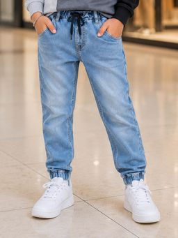 KiddoPanti - Boys Denim Solid Jeans