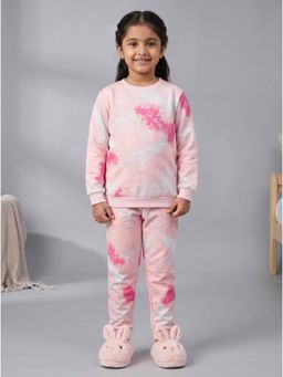 KiddoPanti - Boys And Girls Cotton Fleece Full Sleeves T-Shirt With Pyjama